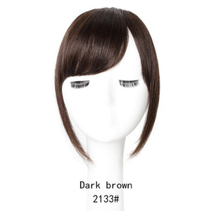 LVHAN Air Bangs Pure Bangs Hair Extension Synthetic Wig Natural Black Light Brown Dark Brown Black High Temperature Fiber - A Woman Knows Best