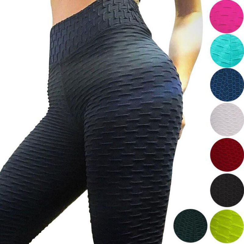 Buy Xuba Women Jacquard Weave Fitness Knitted Sexy Leggings Push